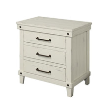 White Nightstand with 3 Drawers, 3 Tier Storage Organizer Cabinet