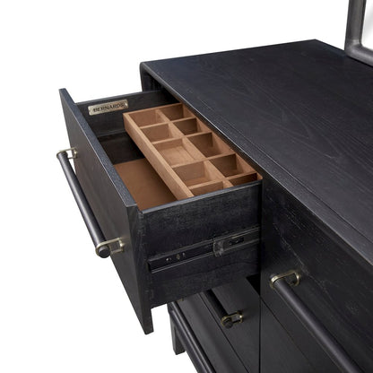 Aurora 9 Drawer Dresser - Peppercorn