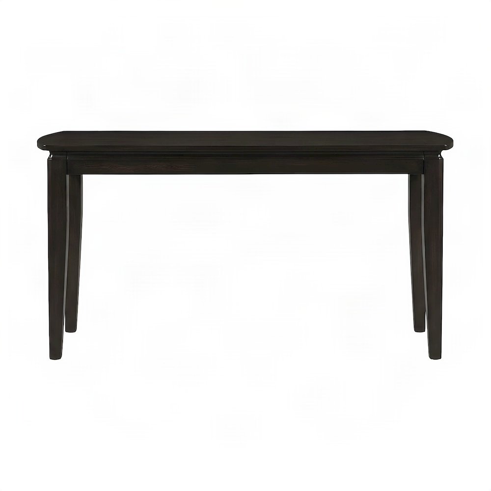 Elm Veneer Sofa Table with Solid Poplar Frame, Console Entry Table
