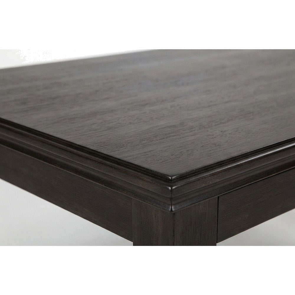 Elm Veneer Sofa Table with Solid Poplar Frame, Console Entry Table