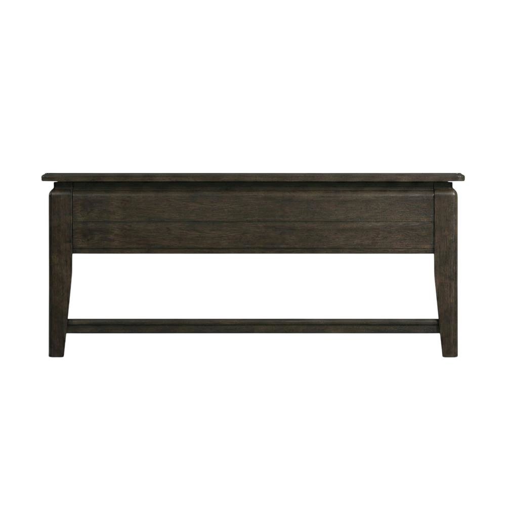 Mahogany Lift Top Cocktail Table – Modern Coffee Table with Storage