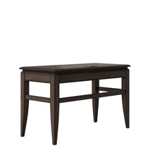 Brown Wooden Writing Desk with Drawer – Vintage Wood Computer Desk