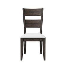 Solid Rubberwood Desk Chair with Elm Veneer Back for Dining Room
