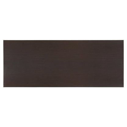 Brown Wood Desk with Shelfs – Natural Writing Table for Home or Office