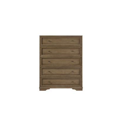Magnolia 5-Drawer Chest - Almond