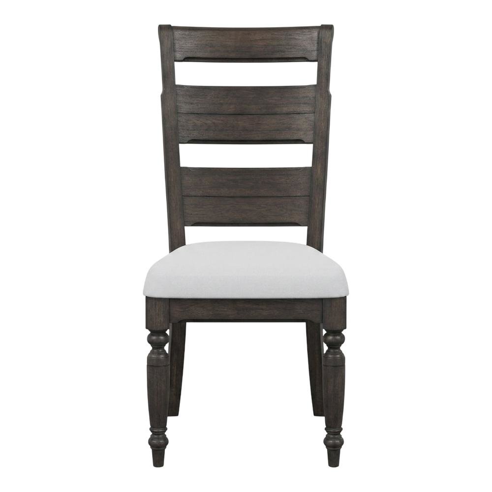 Solid Hardwood Ladder Back Dining Chair for Kitchen Dining Room, Set of 2