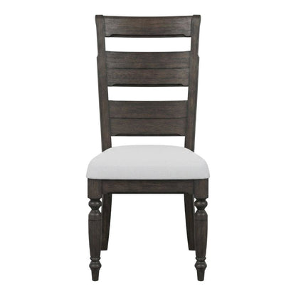 Solid Hardwood Ladder Back Dining Chair for Kitchen Dining Room, Set of 2