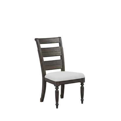 Solid Hardwood Ladder Back Dining Chair for Kitchen Dining Room, Set of 2