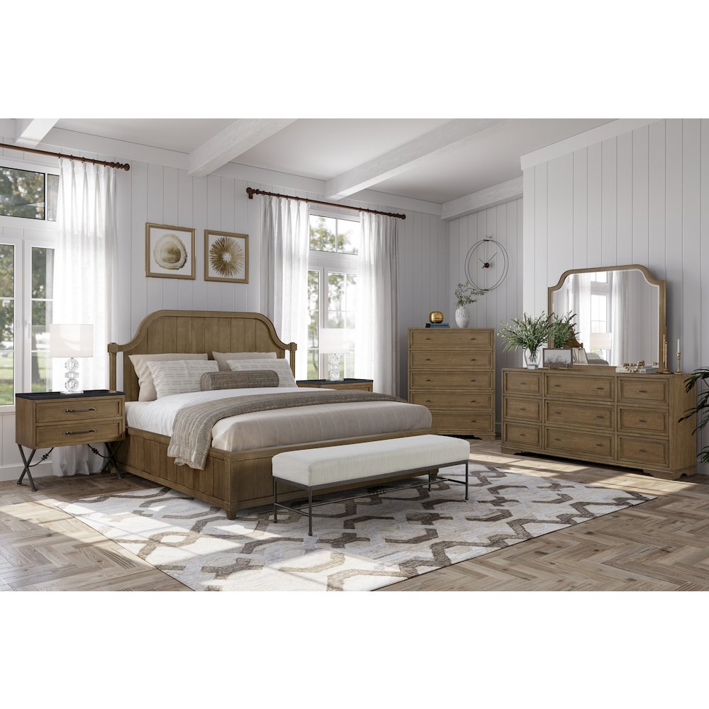 Magnolia 5-Drawer Chest - Almond