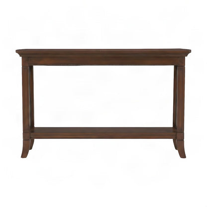 Solid Rubberwood and Birch Sofa Table, Console Entryway Table