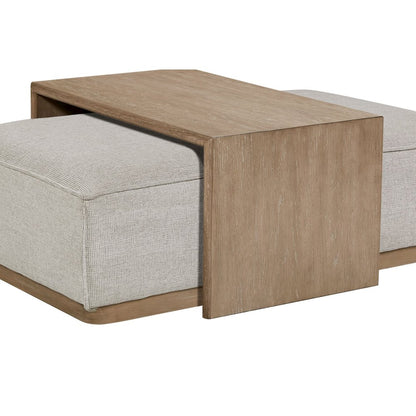 Elements Ottoman In Finish