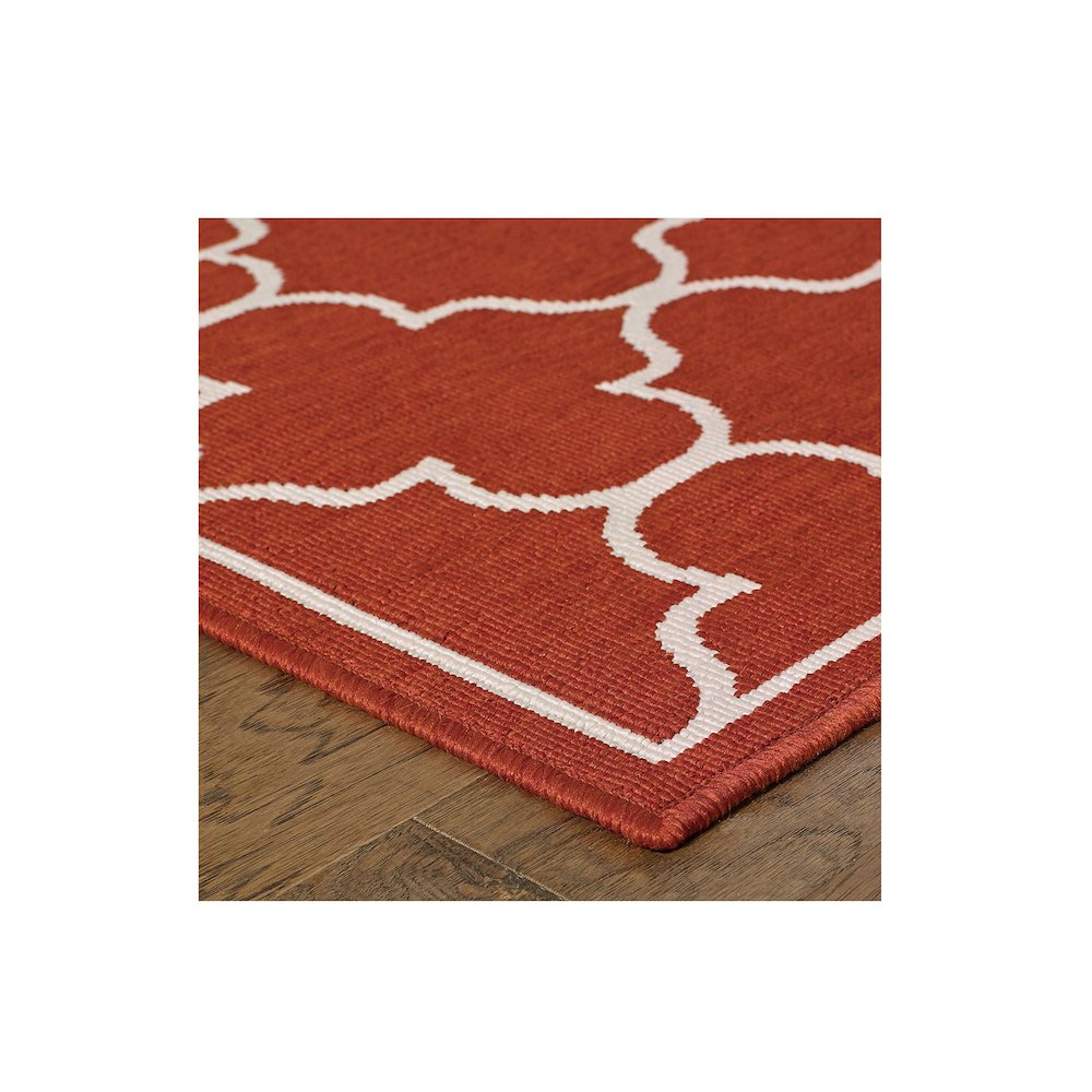 MERIDIAN Red 7'10 Area Rug