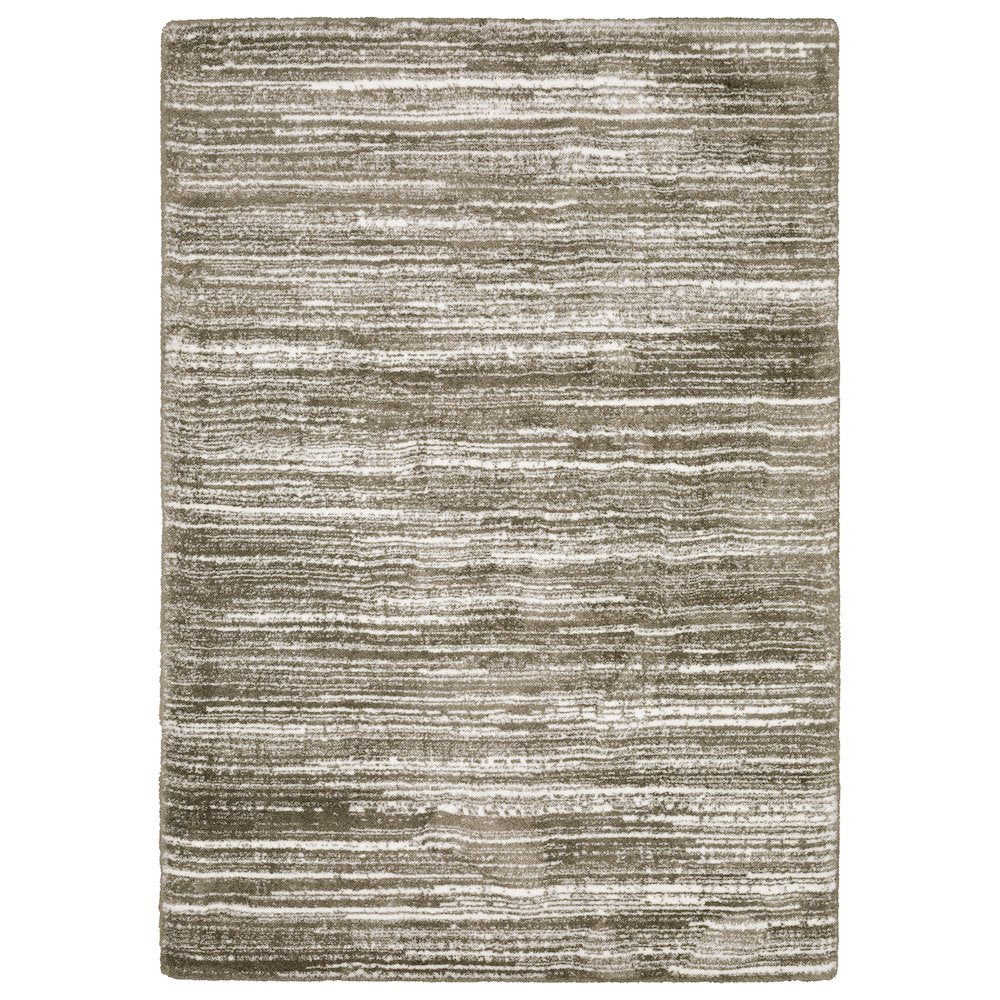 Runner Casual Rug Made of Polyester, Brown color