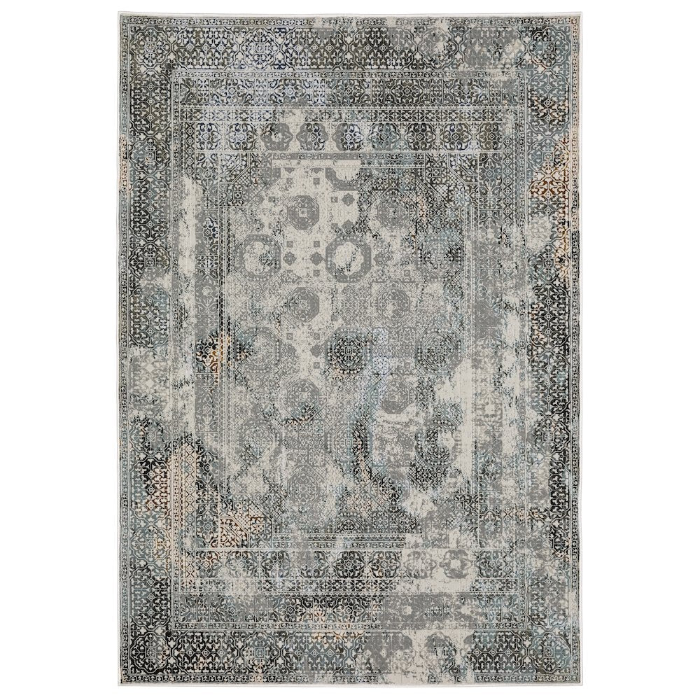GEMINI Grey 5' 3 X  7' 6 Area Rug