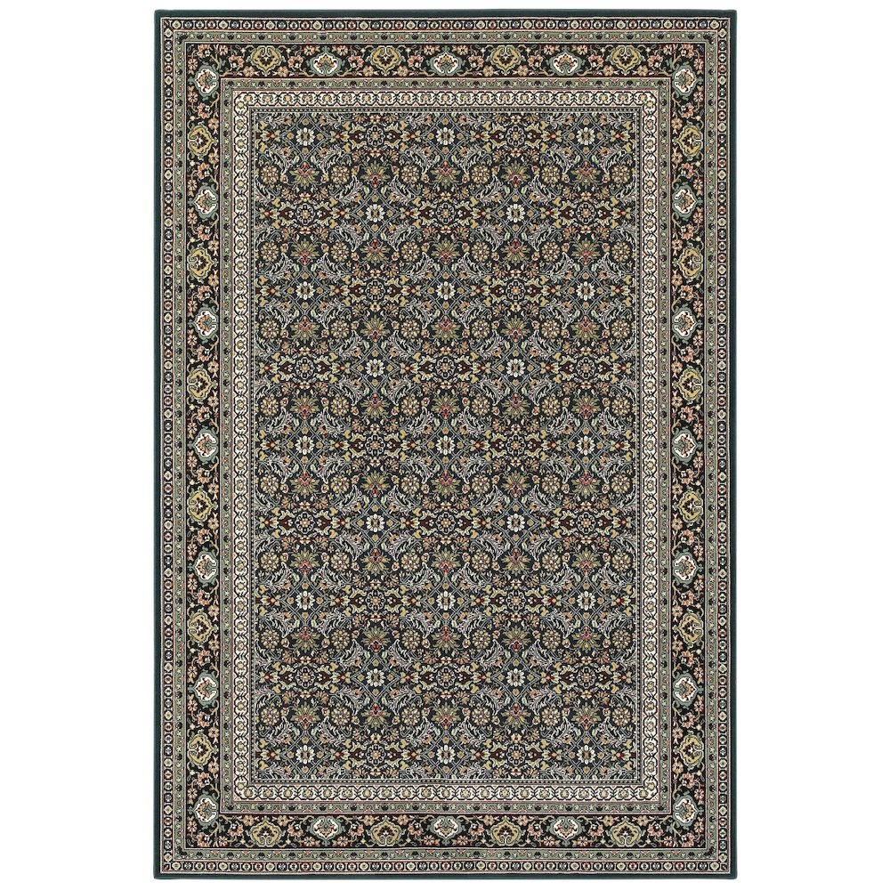 KASHAN Navy 3'10 X  5' 5 Area Rug