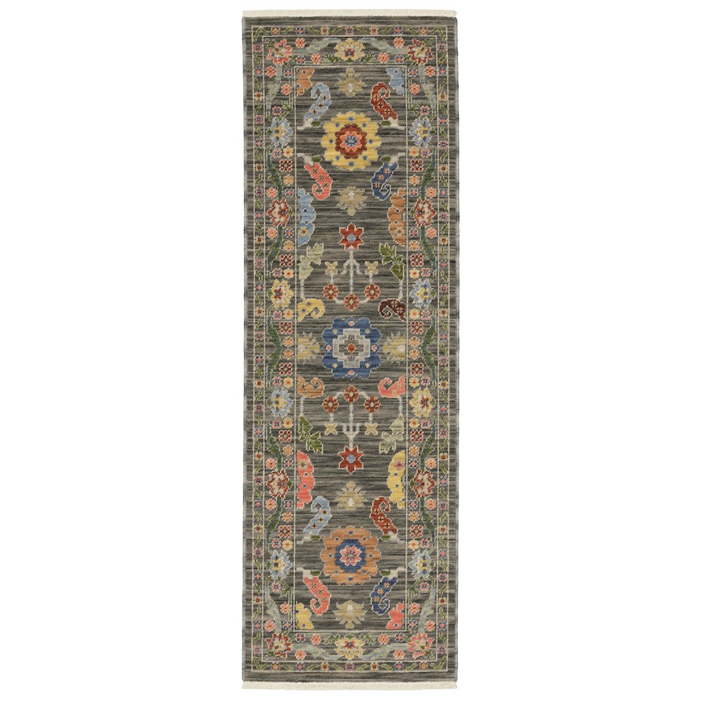 LUCCA Grey 2' 6 X 12' Area Rug