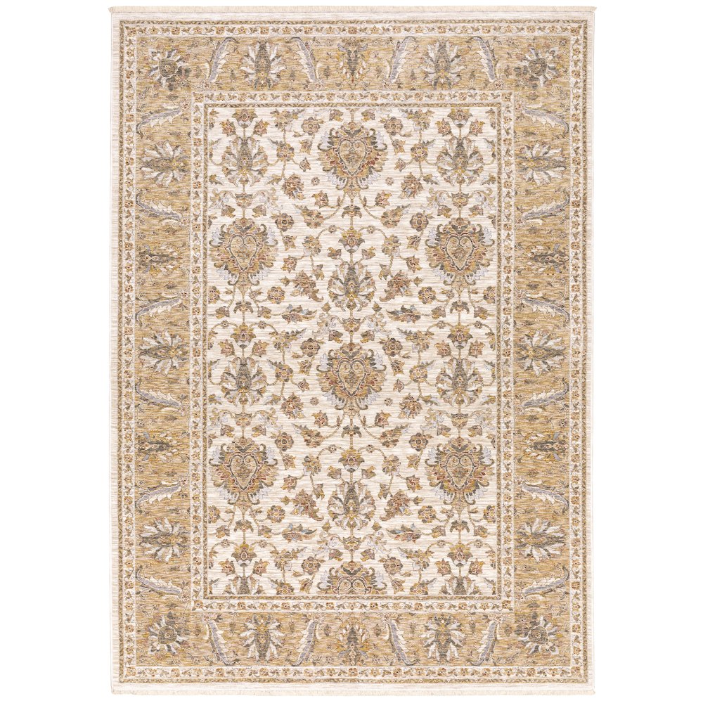 MAHARAJA Ivory 5' 3 X  7' 6 Area Rug