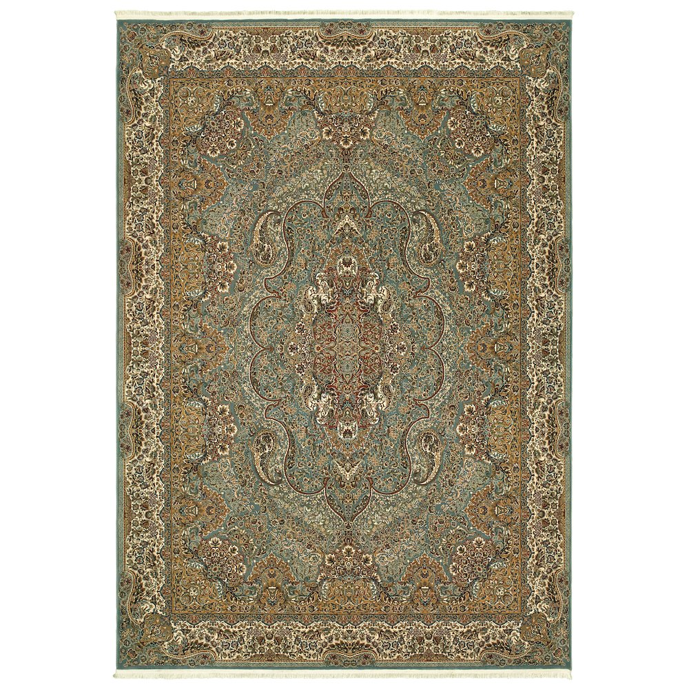 MASTERPIECE Blue 6' 7 X  9' 6 Area Rug
