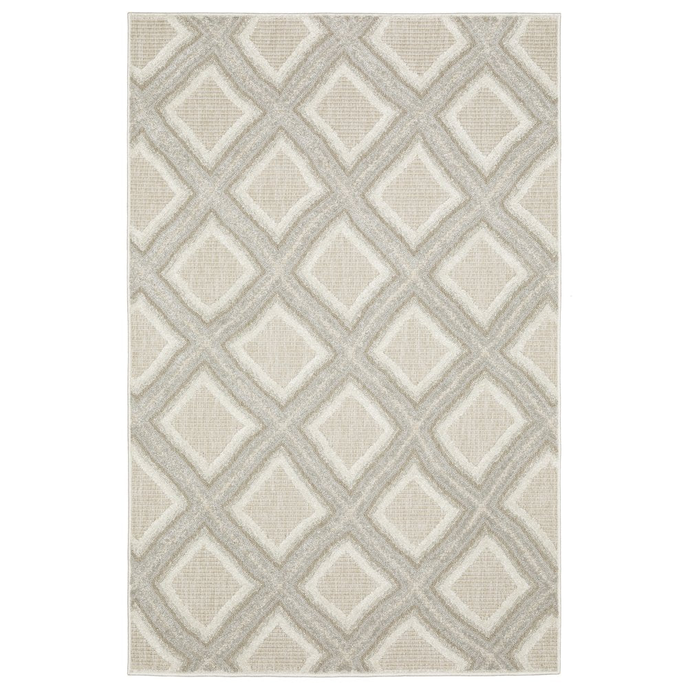 TANGIER Grey 6' 7 X  9' 6 Area Rug