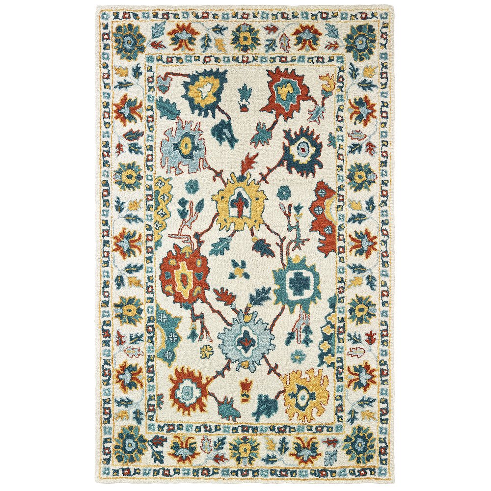 ZAHRA Ivory 10' X 13' Area Rug