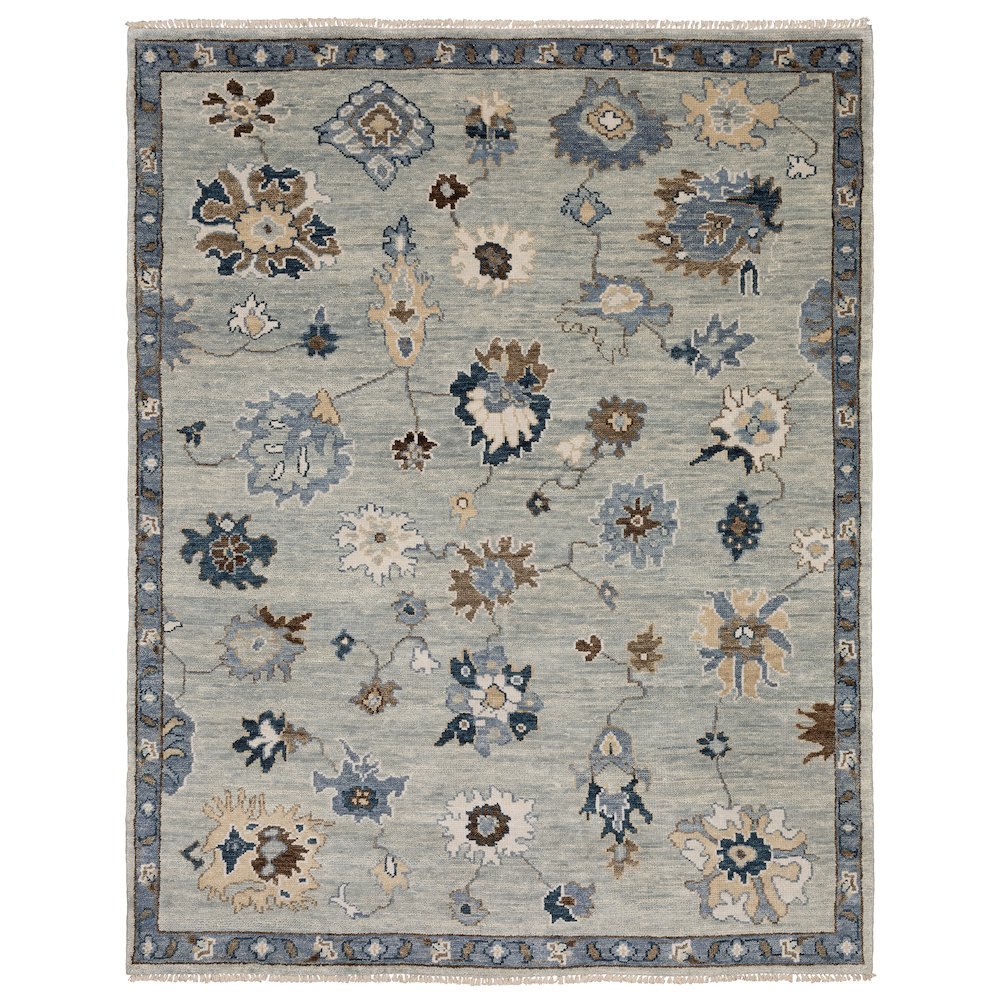 Casual Rug 9' X 12' Size in Blue/ Blue Color