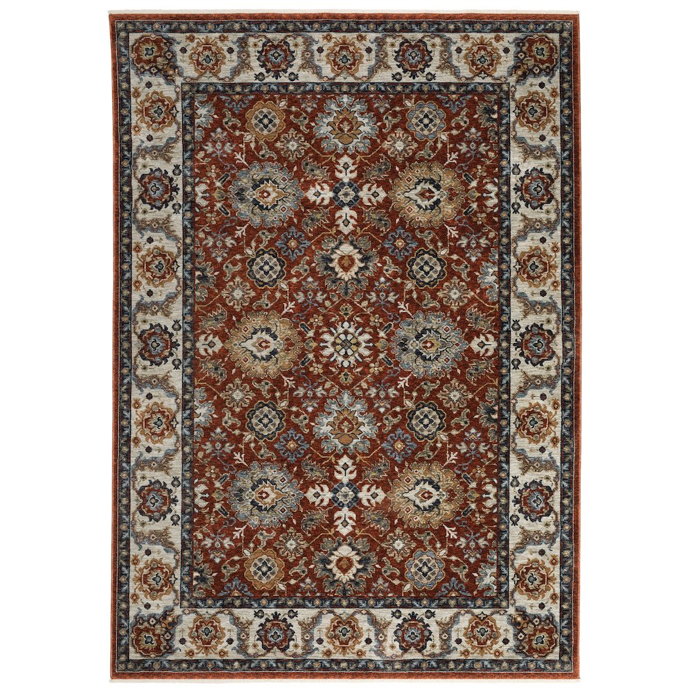 ABERDEEN Red 7'10 X 10'10 Area Rug
