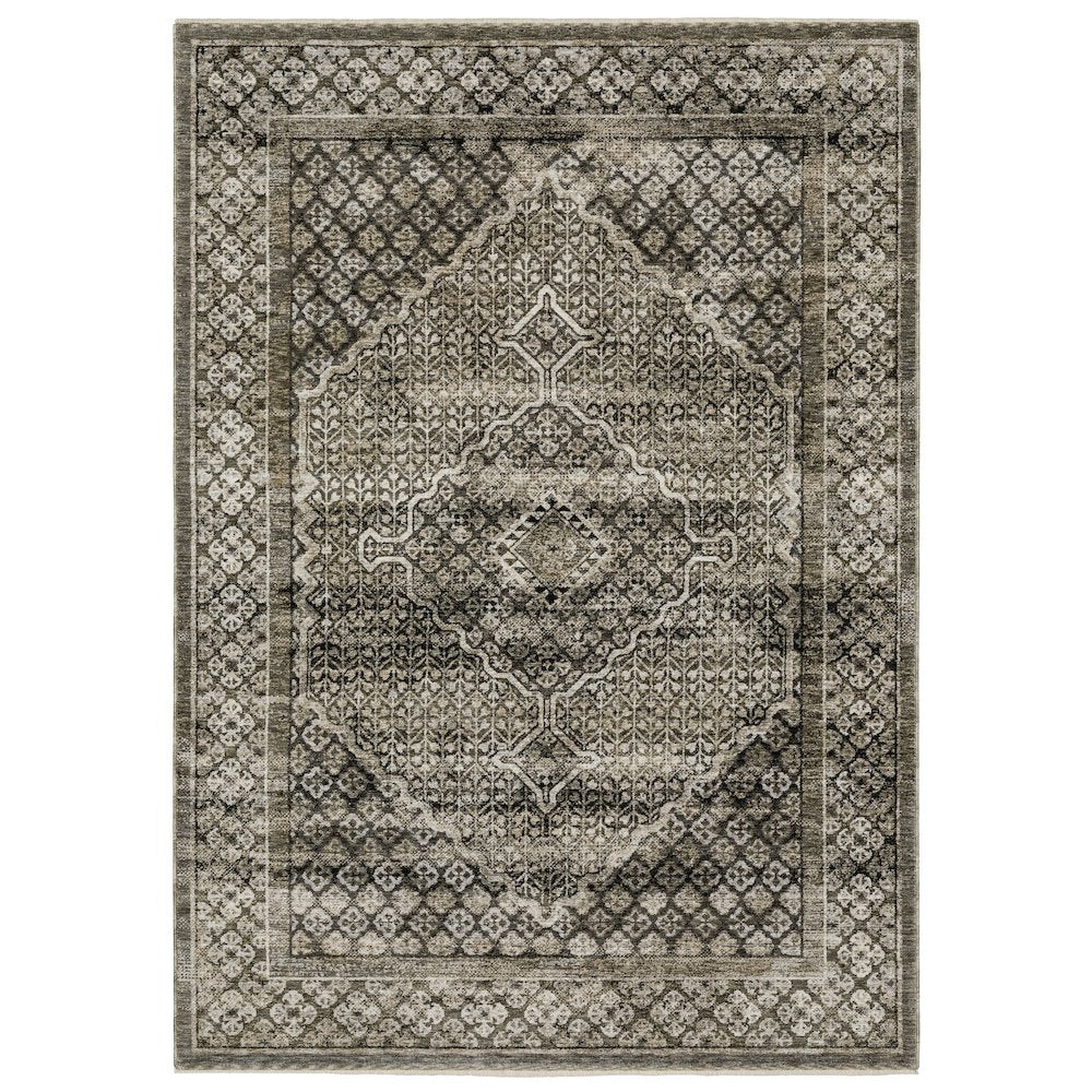 CHAMBERLAIN CH02D7'10" X 10'10" Grey color rug