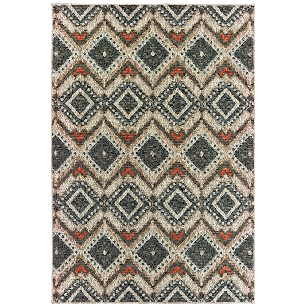 LATITUDE Grey 9'10 X 12'10 Area Rug