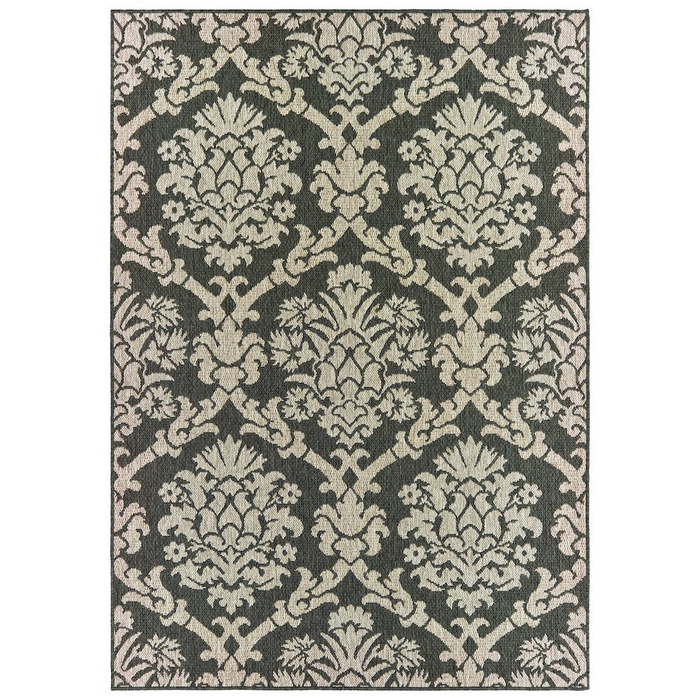 LATITUDE Grey 9'10 X 12'10 Area Rug
