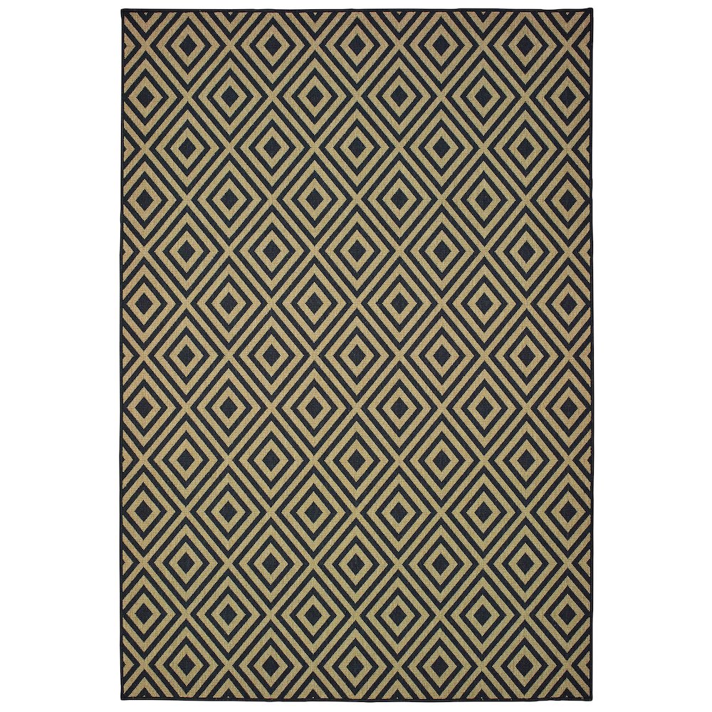 MARINA Black 7'10 X 10'10 Area Rug
