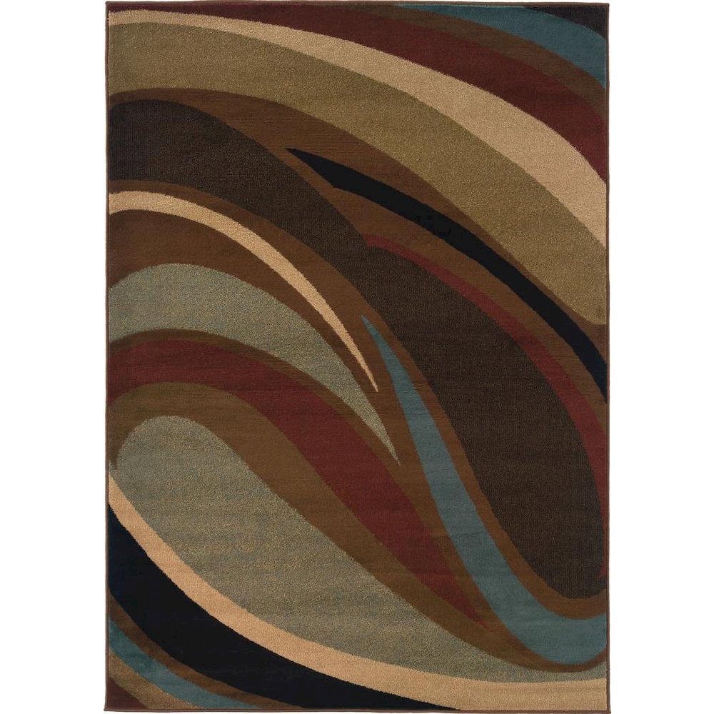 HUDSON Brown 5' 3 X  7' 6 Area Rug