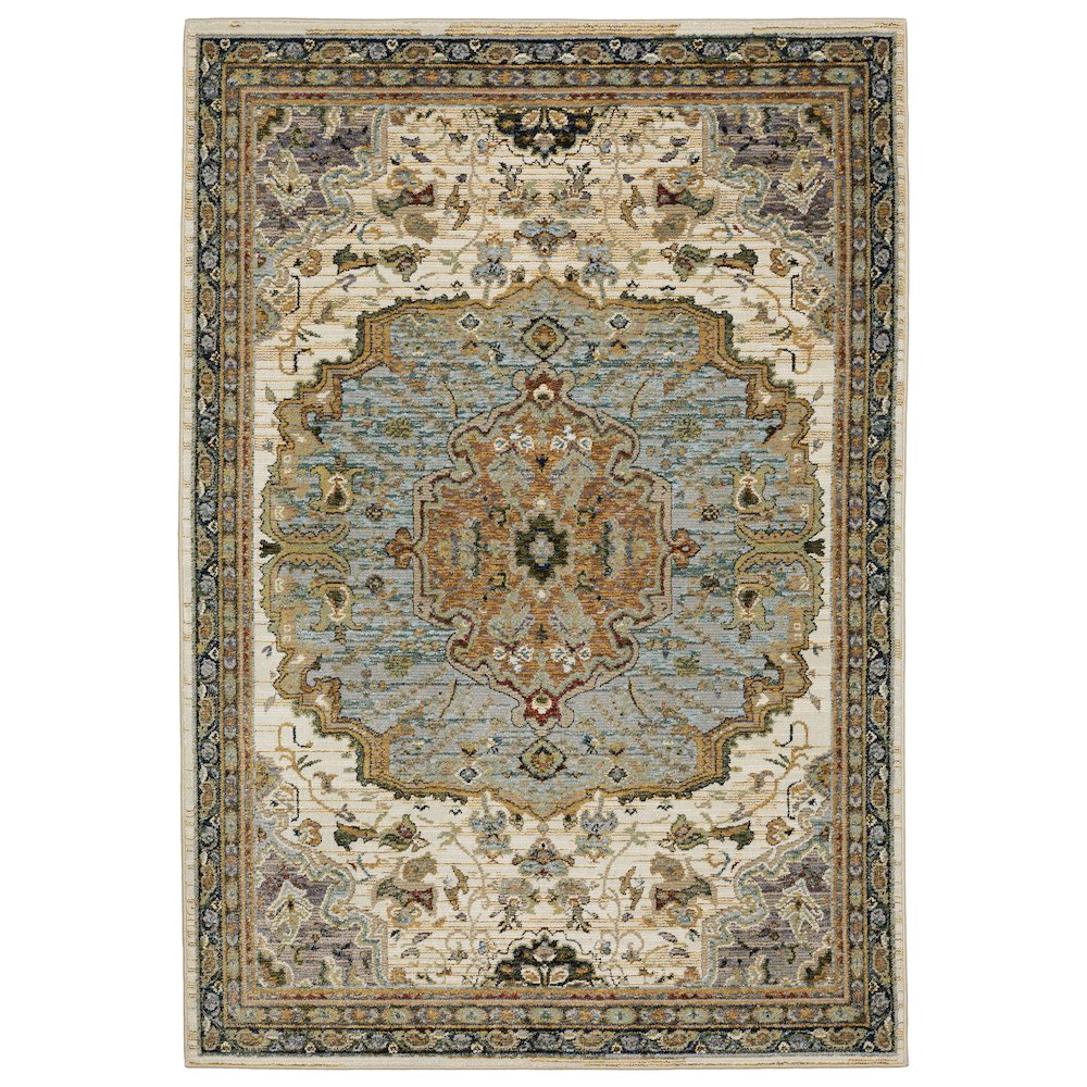 ANDORRA Ivory 1'10 X  3' 2 Area Rug