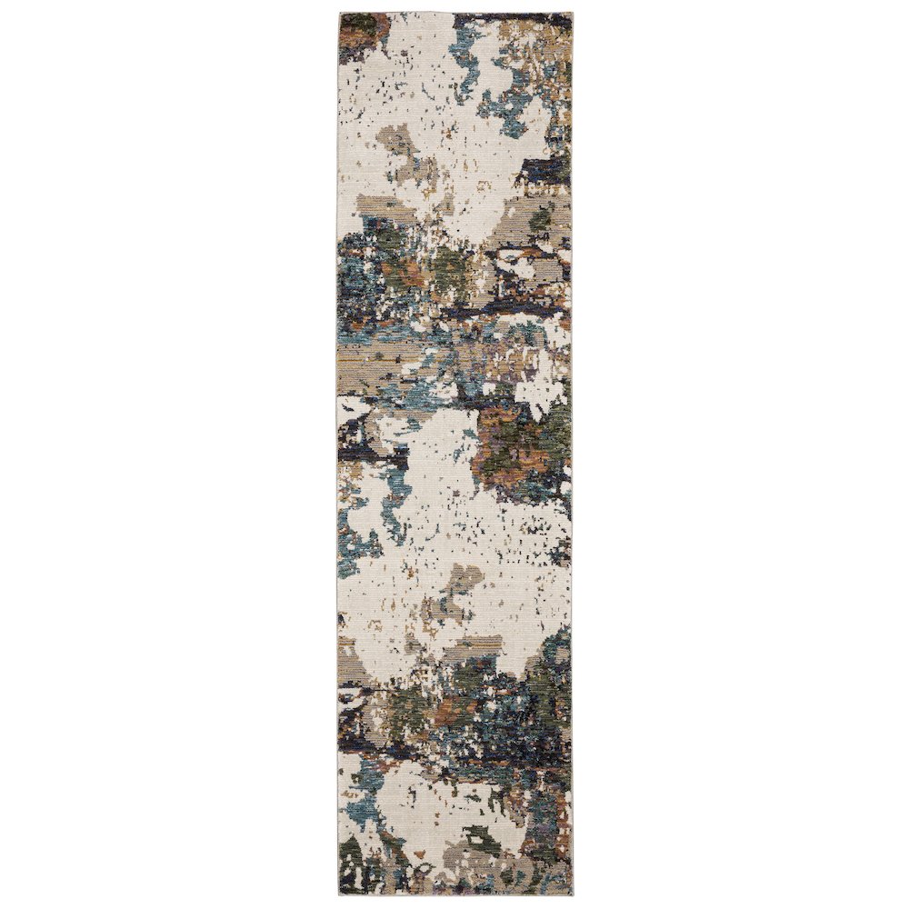 EVOLUTION Ivory 2' 3 X  8' Area Rug