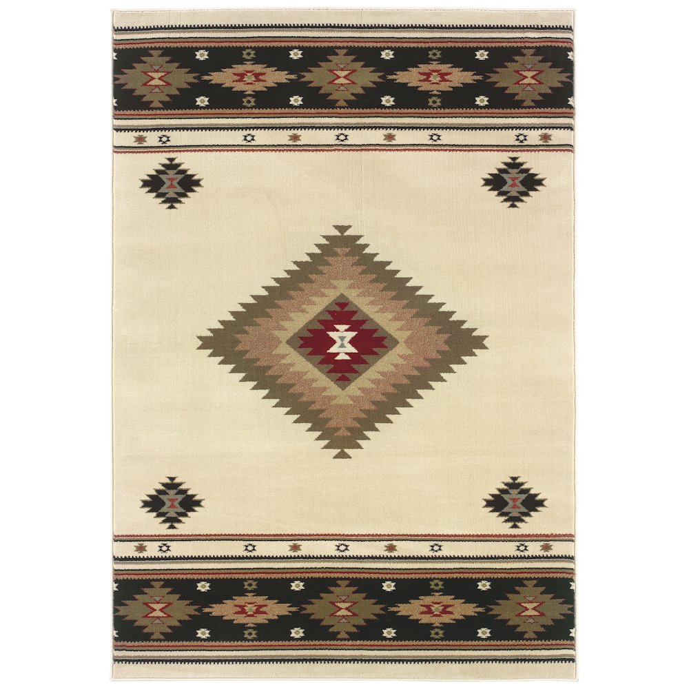 HUDSON Beige 1'10 X  3' 3 Area Rug