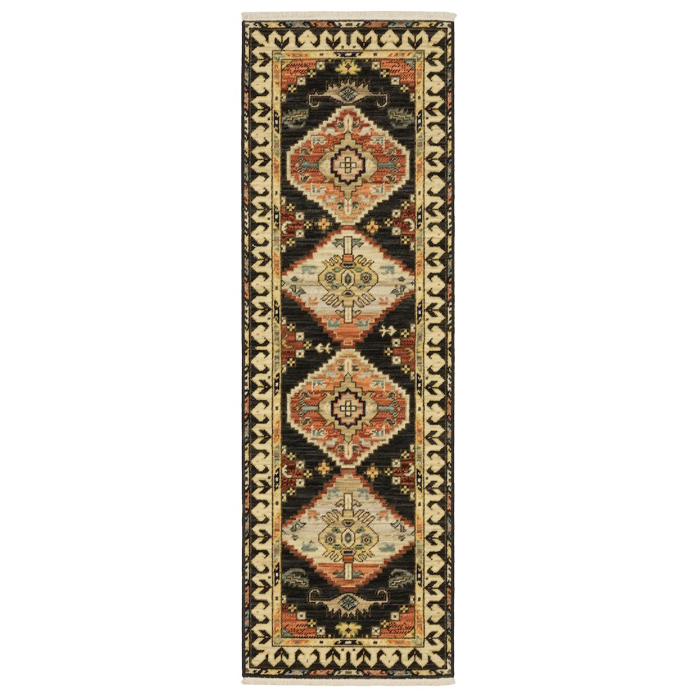 LILIHAN Navy 2' X  6' Area Rug
