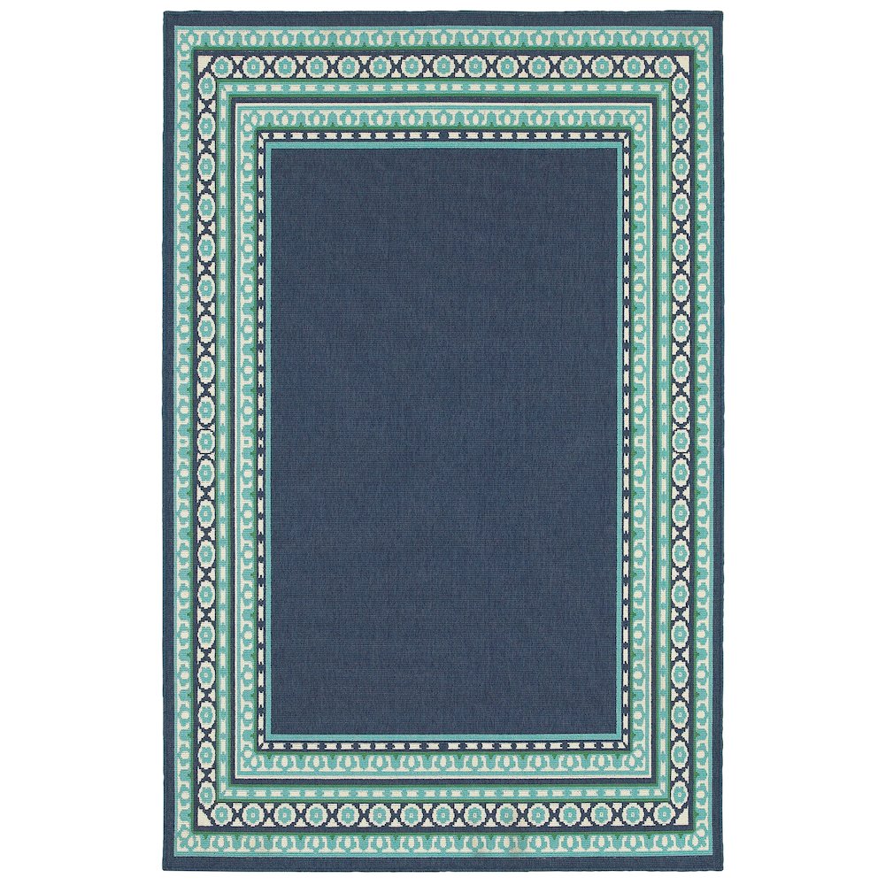 MERIDIAN Navy 1'10 X  2'10 Area Rug