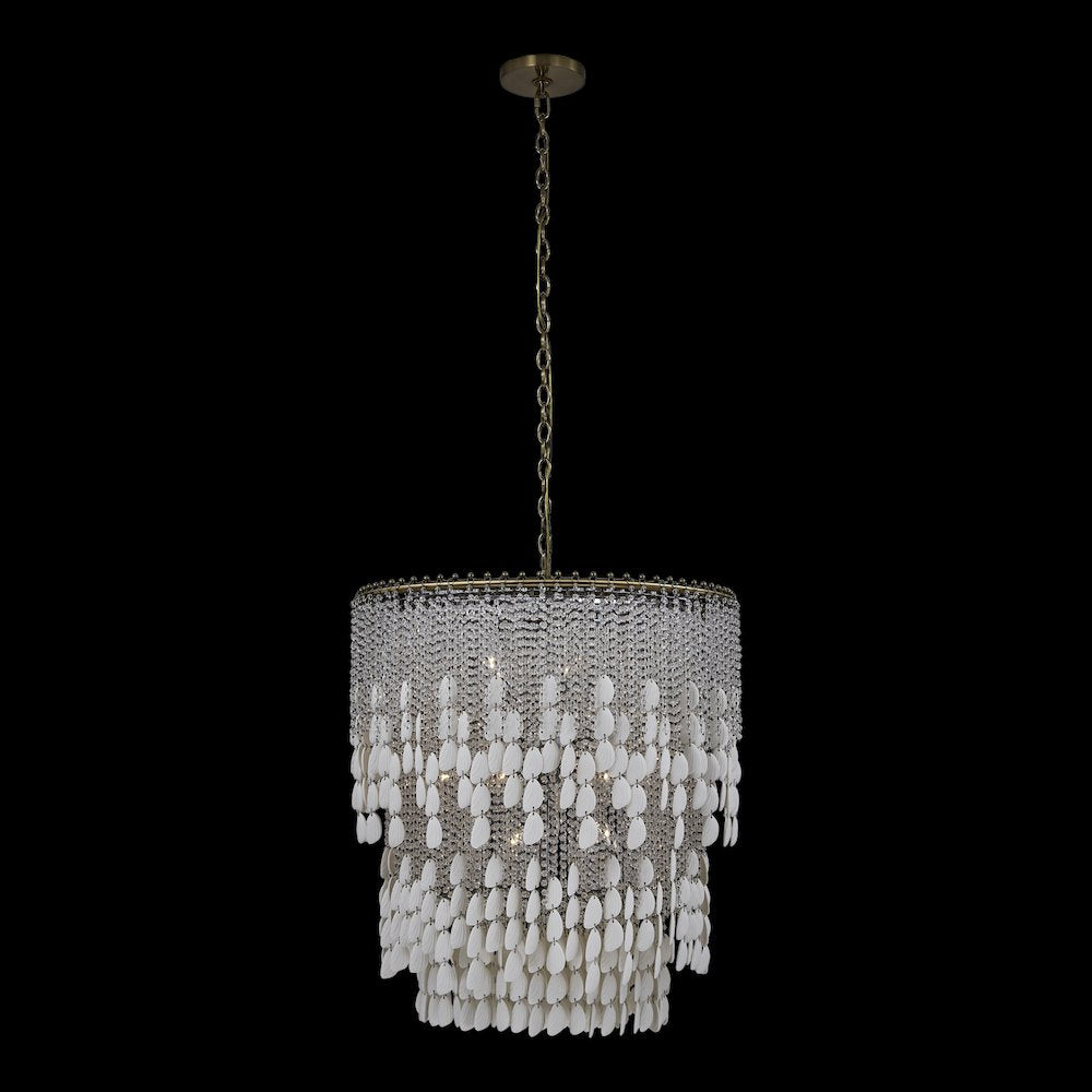 Farfalle 28-in 18 Light (40-watt) Brushed Champagne Gold Chandelier
