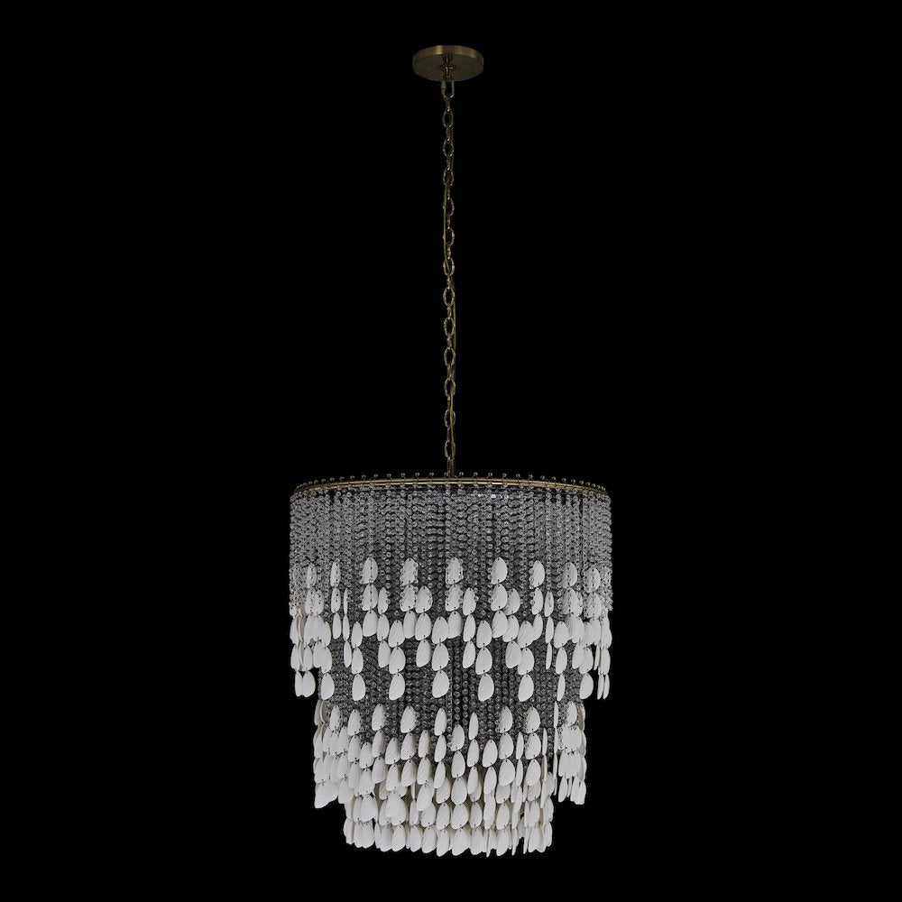 Farfalle 28-in 18 Light (40-watt) Brushed Champagne Gold Chandelier