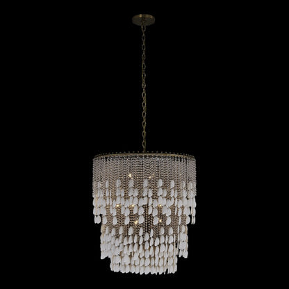 Farfalle 28-in 18 Light (40-watt) Brushed Champagne Gold Chandelier