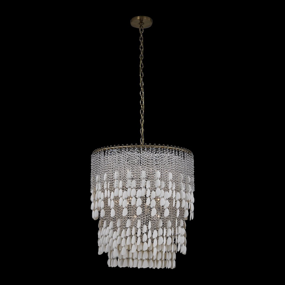 Farfalle 28-in 18 Light (40-watt) Brushed Champagne Gold Chandelier