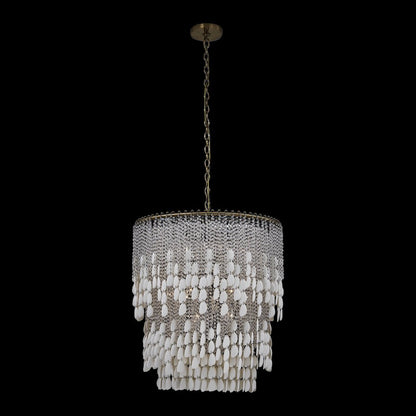 Farfalle 28-in 18 Light (40-watt) Brushed Champagne Gold Chandelier