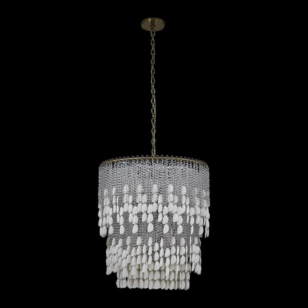 Farfalle 28-in 18 Light (40-watt) Brushed Champagne Gold Chandelier