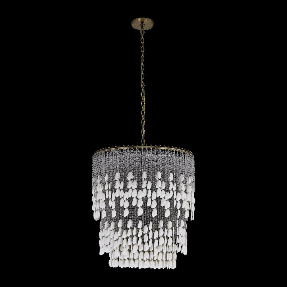 Farfalle 28-in 18 Light (40-watt) Brushed Champagne Gold Chandelier