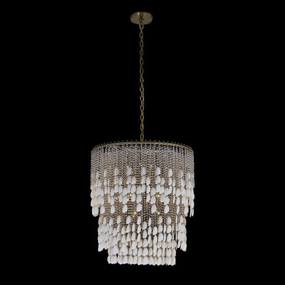 Farfalle 28-in 18 Light (40-watt) Brushed Champagne Gold Chandelier