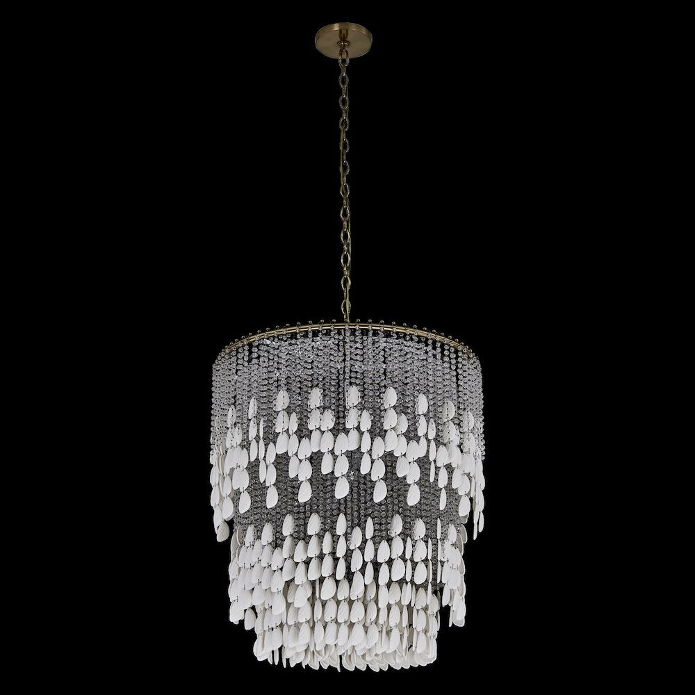 Farfalle 28-in 18 Light (40-watt) Brushed Champagne Gold Chandelier