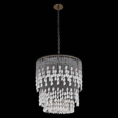 Farfalle 28-in 18 Light (40-watt) Brushed Champagne Gold Chandelier