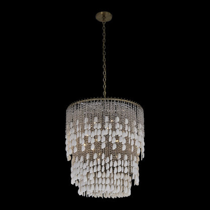 Farfalle 28-in 18 Light (40-watt) Brushed Champagne Gold Chandelier