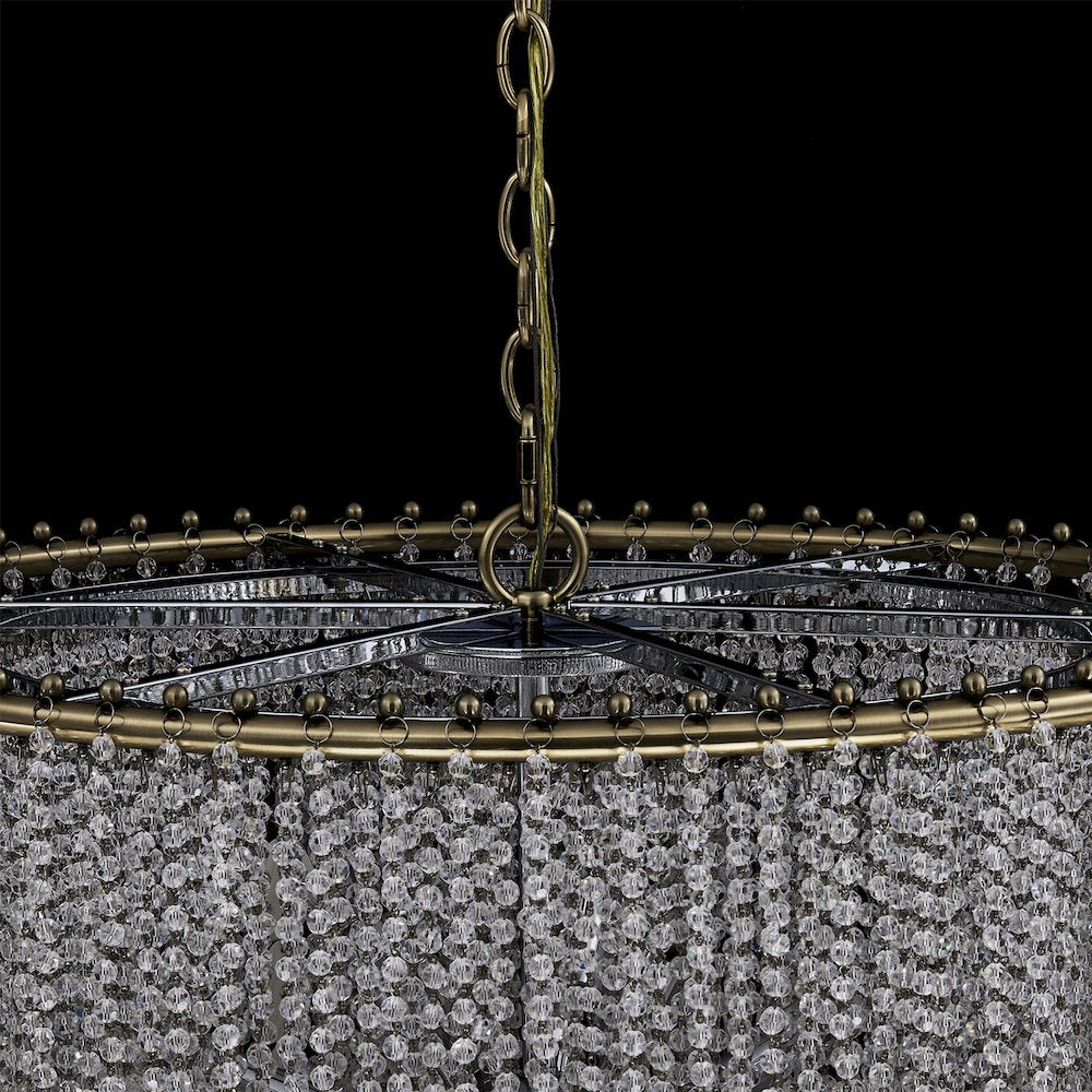 Farfalle 28-in 18 Light (40-watt) Brushed Champagne Gold Chandelier