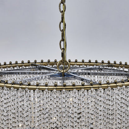 Farfalle 28-in 18 Light (40-watt) Brushed Champagne Gold Chandelier