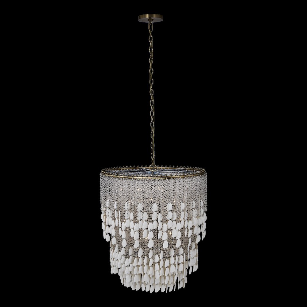 Farfalle 28-in 18 Light (40-watt) Brushed Champagne Gold Chandelier